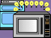 Cartoon microwave